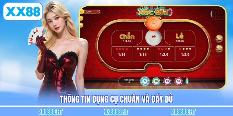 Thông tin dụng cụ chuẩn và đầy đủ